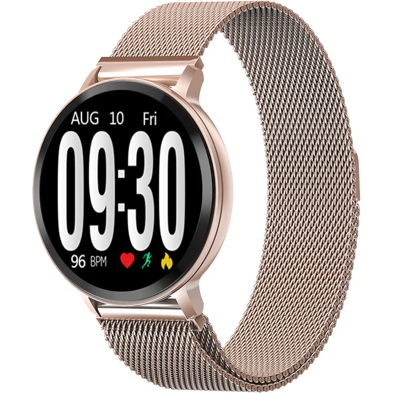 pressão arterial smartwatch mulher relógio inteligente à
