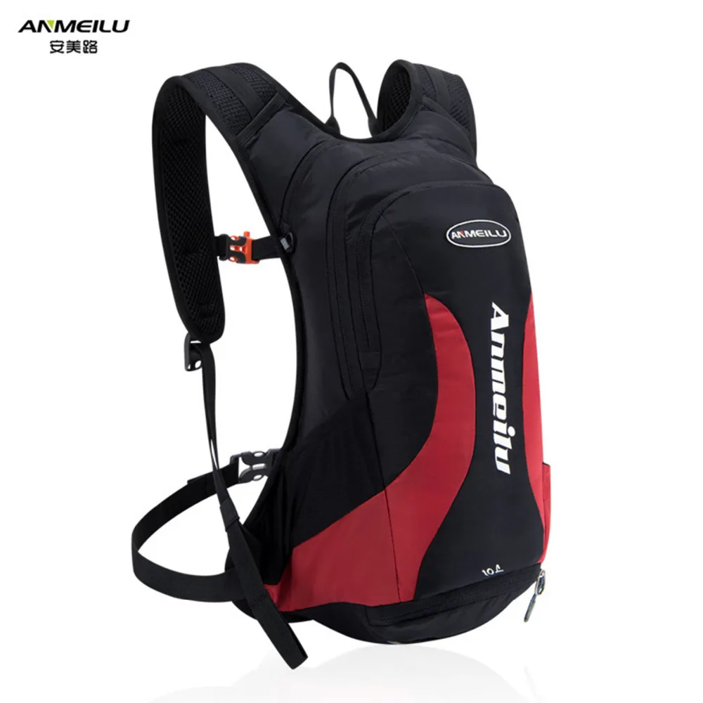 

ANMEILU Outdoor Waterproof Lightweight Backpack Hydration Bladder cycling Running Marathon Camping Sports Bag 10L Unisex Pack