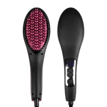 450F выпрямитель для волос щетка расческа двойное напряжение ЖК-цифровой дисплей для выпрямления волос Утюг