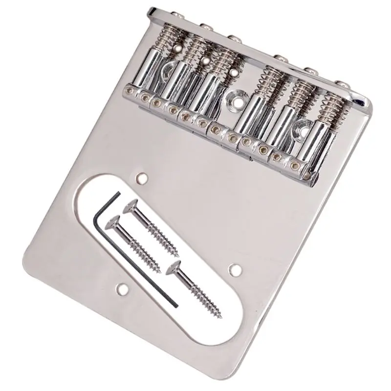 

Guitar Bridge 6Saddle L style 3 Screw for TL Vintage 6 string Right Hand