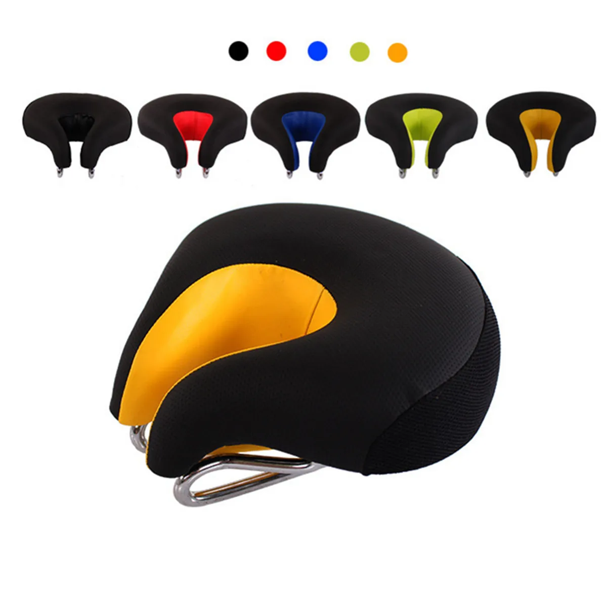 

Shockproof MTB Mountain Bike Split Nose Saddle High Resilience Cycling Front Seat Mat Smooth Bicycle Cushion Bike Parts