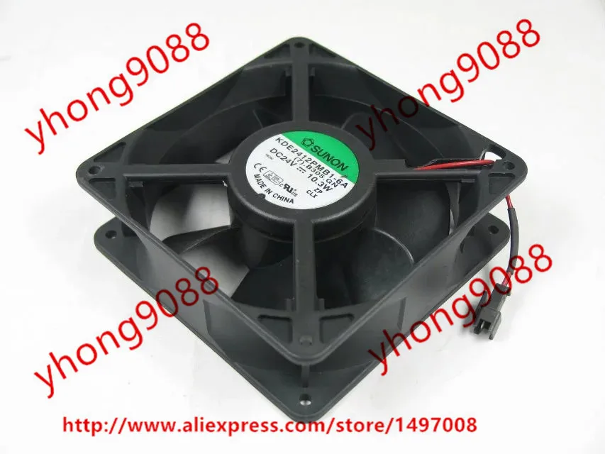SUNON KDE2412PMB1 6A (7).B305.GN DC 24V 10 3 W 120x120x38 мм вентилятор охлаждения сервера|square fan|server fandc 24v