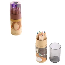 12 цветов деревянный карандаш с точилкой для карандашей инструмент для рисования эскизов карандаши для письма школьные принадлежности подарок