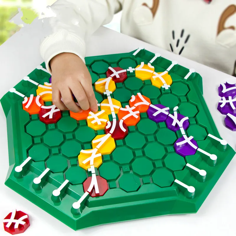 

Children's Intelligence Cross Track Connecting Chess 2-4 People Beneficial Toys