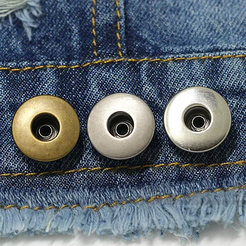 cheap 100sets/lot DIY clothing cow jeans trousers button 6