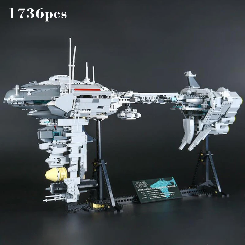 

The Nebulon-B Medical Frigate Set compatible legoeinglys Star Wars MOC 1736Pcs Building Blocks Bricks Toy For children Gift