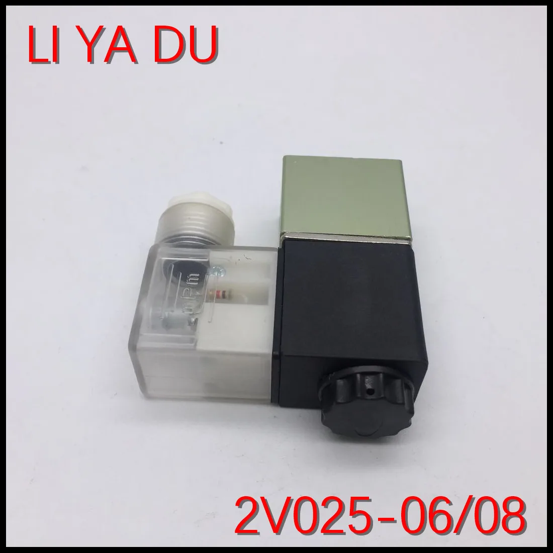 2V025-06 G1/8 2V025-08 G1/4 высококачественный Соленоидный клапан с двумя способами управления клапан заднего хода 110 В 220 В 380 в 12 В 24 в 36 В