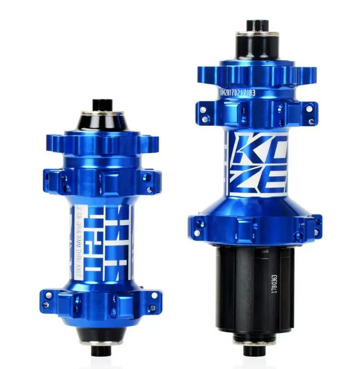 Koozer xr420 горный велосипед HUB 4 Перлин 24 отверстие 6 лапы 72 Кольцо велосипед концентратора аксессуары колеса велосипеда - Цвет: Синий