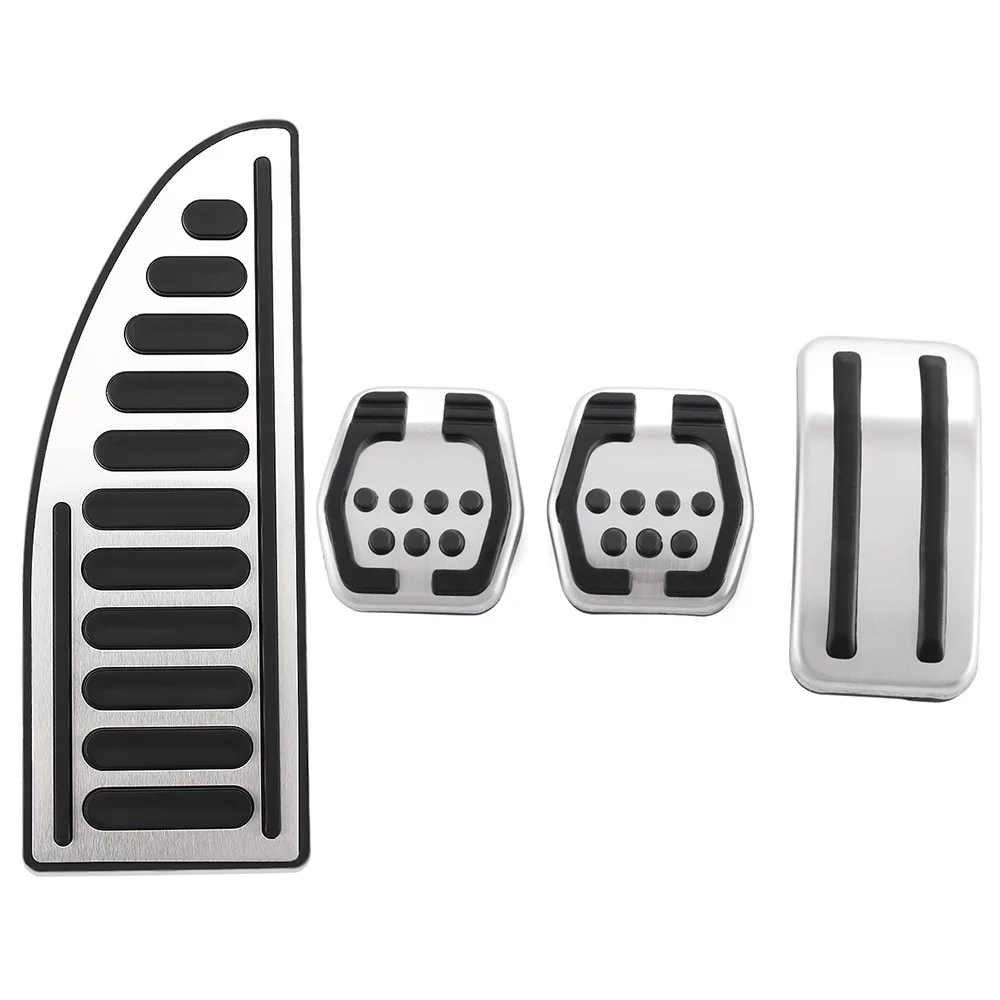 

AndyGo Stainless Car Pedal Pads Cover MT For Ford Focus 2 MK2 Focus 3 MK FOCUS 4 MK4 RS ST 2005-2017 Auto Pedals Sticker(LHD)