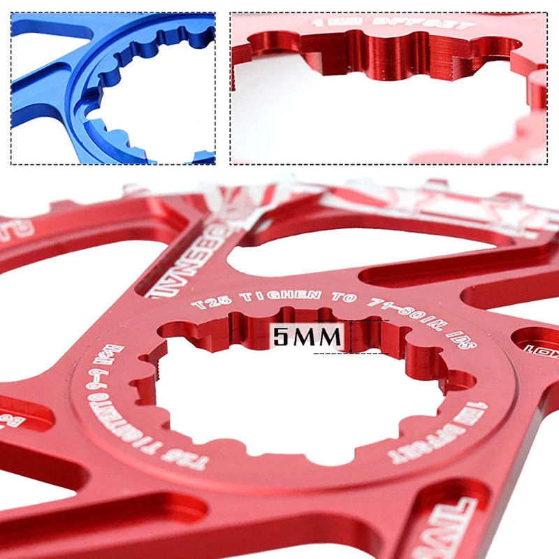 SNAIL GXP Bike Chainring MTB 34T 36T 38T 40T Narrow Wide Chain Ring Mountain Road Bicycle Wide Fit GXP XX1 X9 XO X01 Crankset