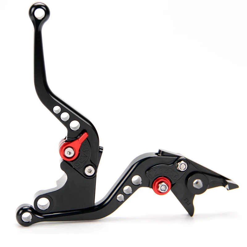 Для Kawasaki Z750 (2004 2005 2006) короткие анодированный сцепные рычаги черный|brake clutch levers|clutch
