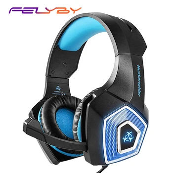 

FELYBY V1 Noise Cancelling Over Ear Headphones Headset with Micfor Computer Laptop Mac for PS4 Xbox One