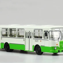 Специальное предложение 1:43 русский автобус 677-м из сплава модель автобуса зеленая Коллекционная модель