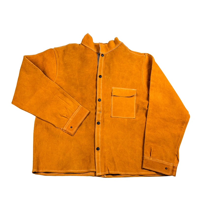 Protective Apparel Insulated Garments ANTI-CUT Safety Clothing Protective Welding Jacket Work Pants Leather Welding Clothing