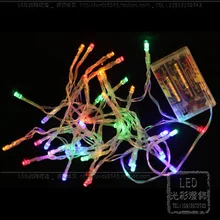 Светодиодные фонари гирлянда батарея свет сад огни 4 м 40 лампа