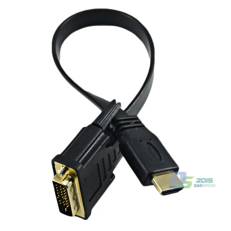 DANSPEED 30 см 1Ft HDMI мужчин и DVI-D 24+ 1 Pin Мужской видео адаптер цифровой кабель для HDTV DVD Xbox