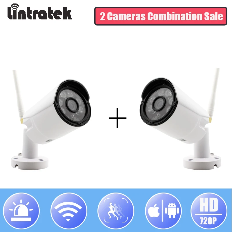 Беспроводной IP пуля Камера безопасности Wi Fi HD 720 P IP65 Водонепроницаемый камера