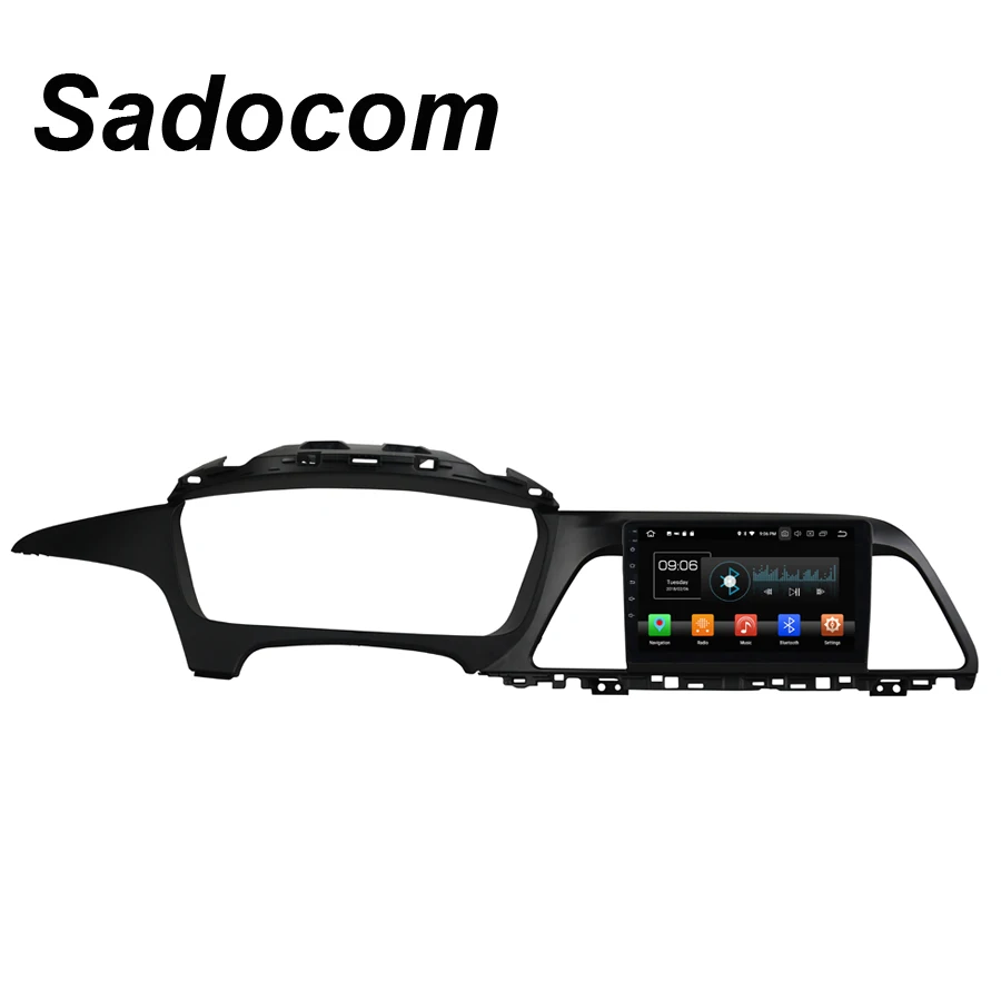 Cheap HD TDA7851 4*50W Android 8.0 For Hyundai SONATA 2015 2016 2017 4GB RAM 32GB Car DVD Player GPS Glonass Radio wifi Bluetooth 4.0 3