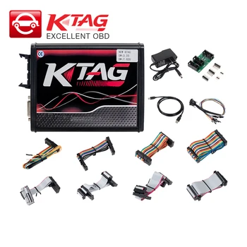 

KTAG V7.020 EU Red PCB OBD2 Manager Tuning Kit K-TAG 7.020 V2.23 car truck ECU Programmer tool original appearance