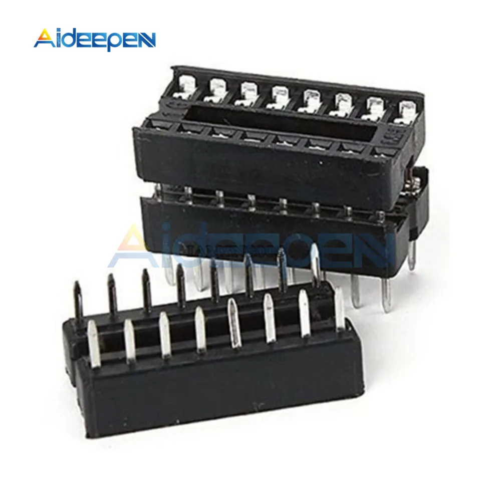 

10pcs/Lot 16pin 16-Pins 16 Pins 16P DIP IC Sockets Adaptor Solder Type Socket DIY Kit