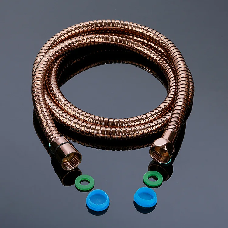 Rose gold 59 Inch Shower Hose Bathroom Extra Long Shower Head Hose Toilet Handheld Showerhead