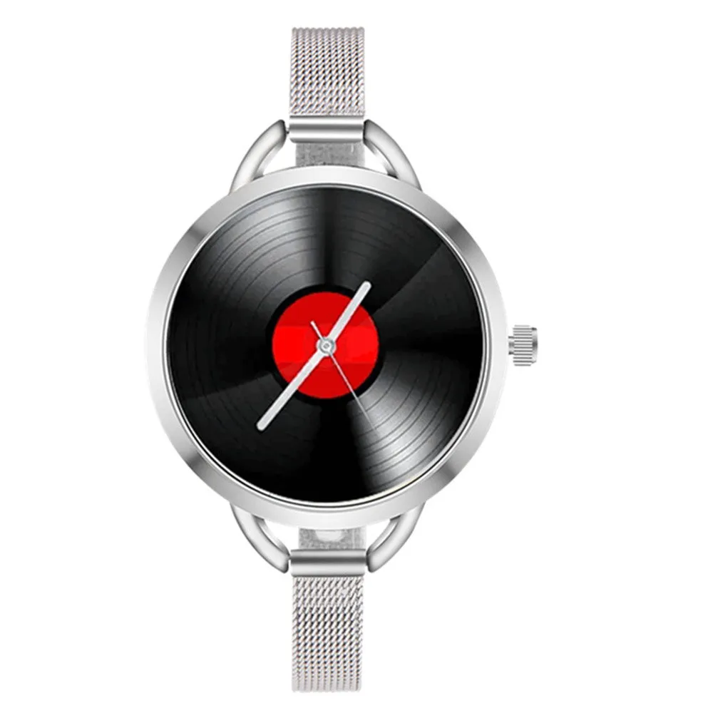 PAPHITAK Brand Fashion Retro Unique round dial Design Plating Alloy Band Creative Analog Wrist Watch Casual Women Quartz Watches