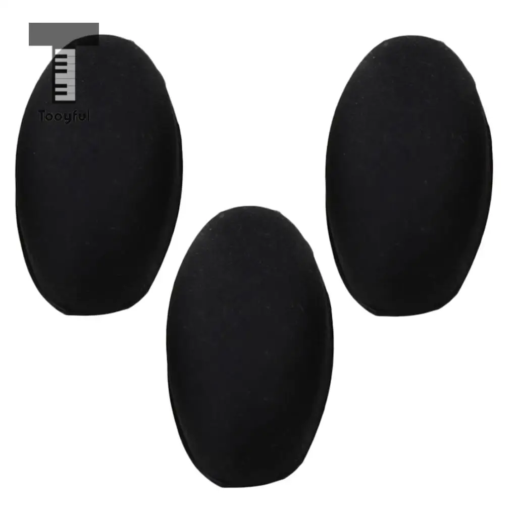 Black Thumb Rest Cushion Pad Finger Protector + Thumb Finger Rest Palm Key Risers for Saxophone Sax Wind Instrument Parts