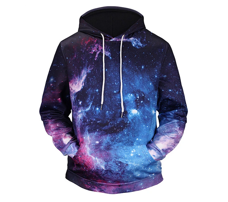 Billige 2018 beliebte Männer Stern Gedruckt Hoodies Gute Qualität Besten Preis Männer Kostenloser Versand