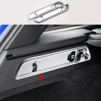 

2x Chrome Rear Trunk Hook Cover Frame Trim For Mercedes-Benz GLC Class X205 2016-2017