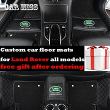 Пользовательские двухслойные автомобильные коврики с логотипом для land rover defender Discovery 3 4 5 Rover Range Evoque Sport freelander все модели