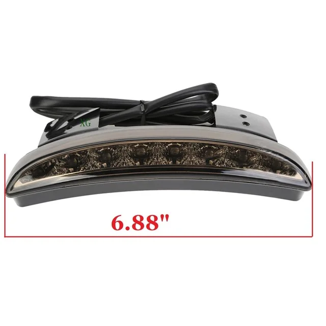 

Smoke Chopped Fender Edge LED Tail Brake Running Light Chopped Tail Light Turn Signals Fits For Harley Sportster XL 883 1200