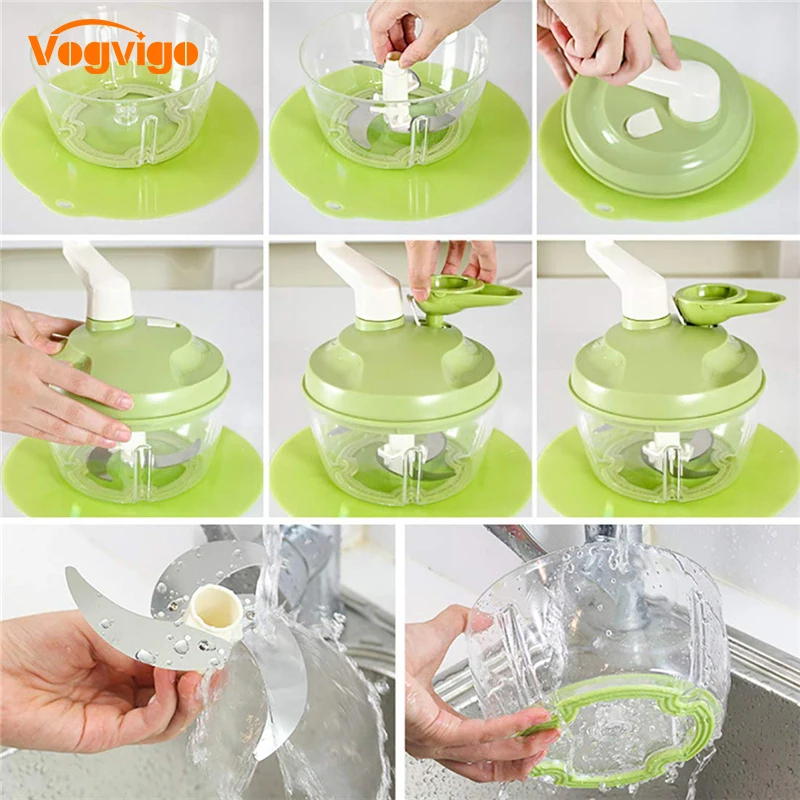 Ручной измельчитель для пищевых продуктов VOGVIGO кухонный простой ручной овощей