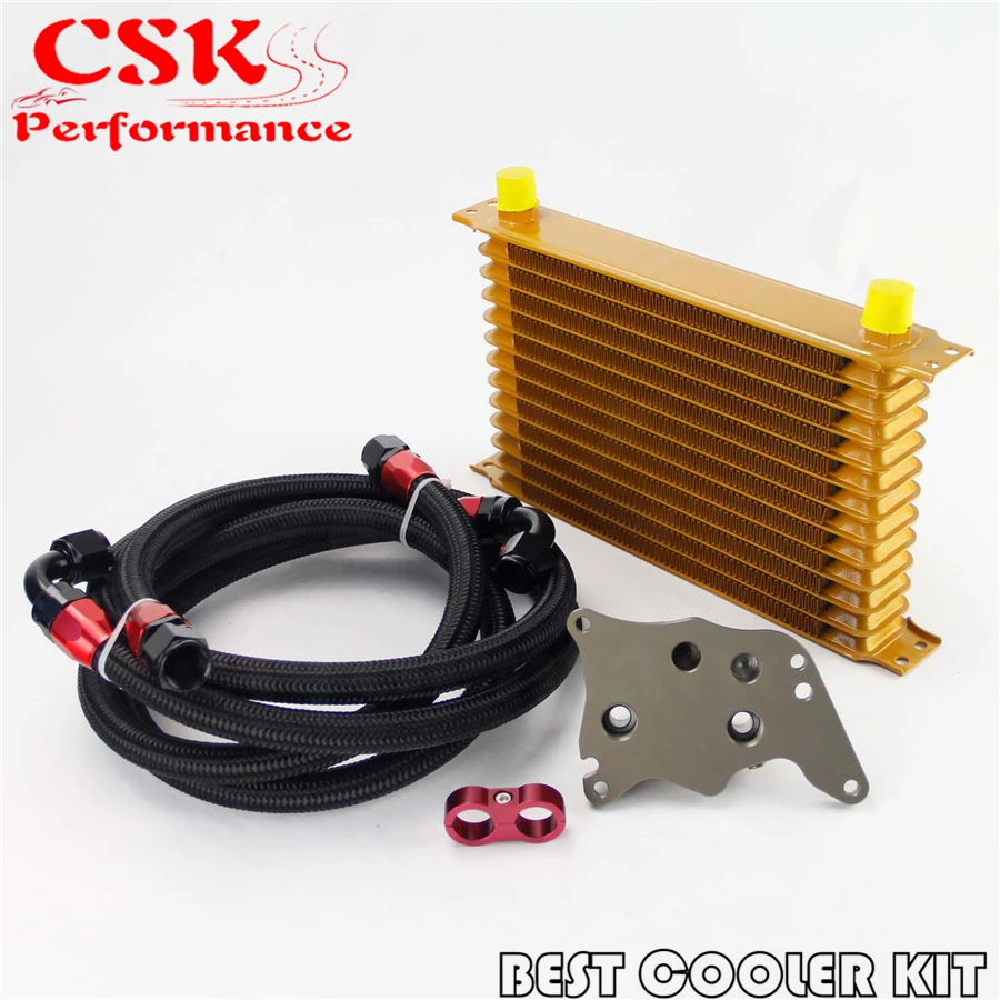 AN10 13 рядный масляный кулер для двигателя подходит BMW Mini Cooper S R56 Turbo 06 12|oil cooler kit|cooler