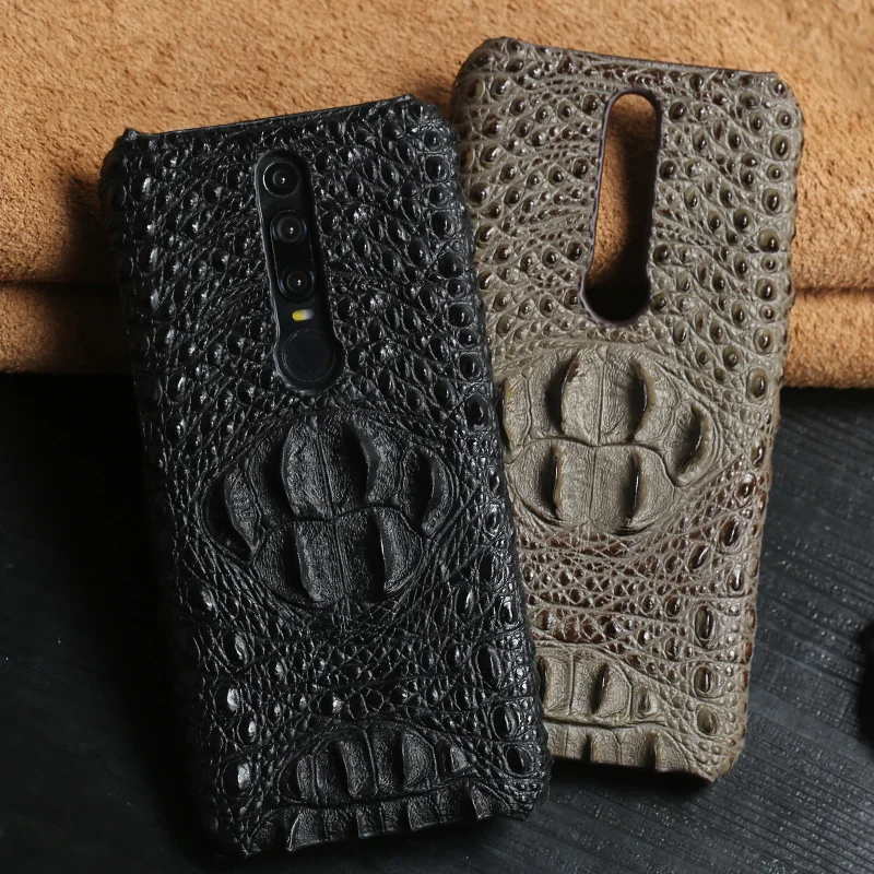Phone Case For Huawei P10 P20 P30 Lite Mate 9 10 20 lite Pro Case Crocodile Head Texture Case For Honor 8X 9 10 V20 P Smart case