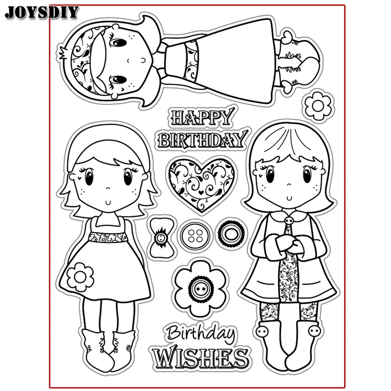 339-SWEET GIRL HAPPY BIRTHDAY LOVE- JOYSDIY
