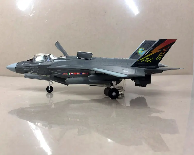 WLTK 1/72 масштаб военная модель игрушки F-35B молния II Joint Strike Fighter BF-01 STOVL литой металлический самолет модель игрушки для подарка