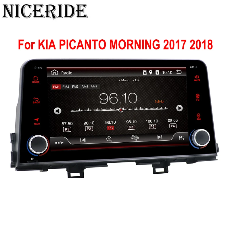 Discount 8" 2 Din Car Radio Android 7.1 for KIA PICANTO MORNING 2017 2018 Car Multimedia Audio Stereo Video Player GPS NAVI Navigation 2