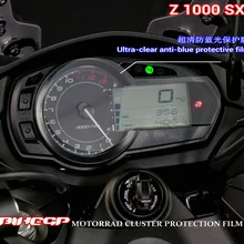 Км таблице Защитная пленка для Kawasaki Z1000SX 2011- покрыта водоотталкивающим антискользящим материалом ультрафиолетового взрывобезопасная пленка Blu