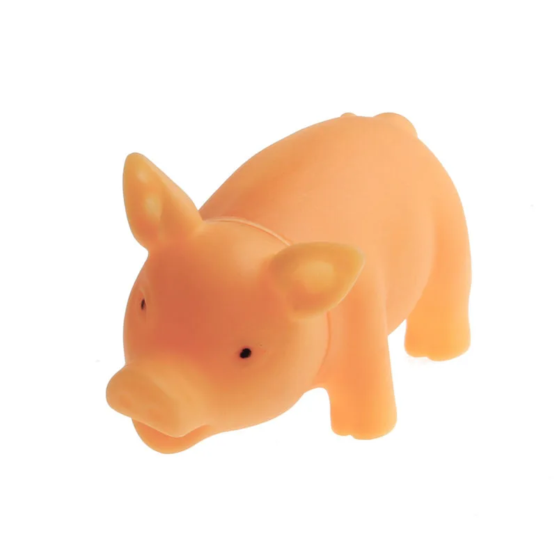 

Pet Puppy Supplies Chew Squeaker Squeaky Rubber For Dog Toys Play Sound Pig halloween or christmas gift