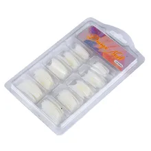 100 шт Профессиональные белые натуральные накладные акриловые французские наконечники и набор режущих инструментов для маникюра