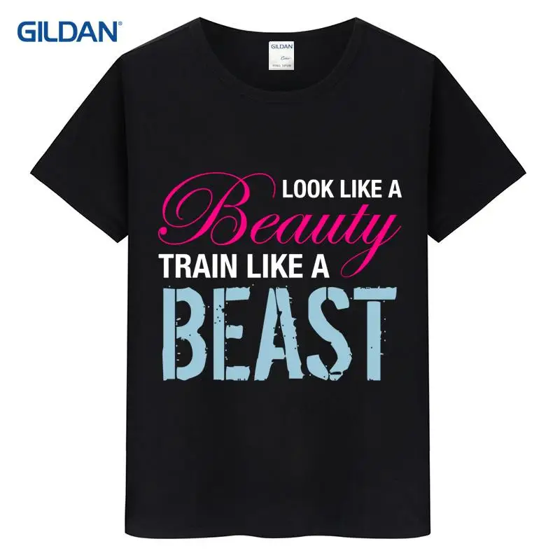 Посмотрите как красота лифт зверь 2017 крутая футболка Homme изготовление хлопка