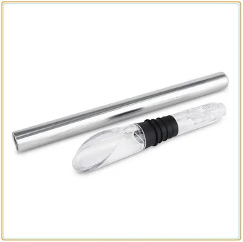 

by dhl 100set Ice Wine Chiller Stick With Wine Pourer Wine Cooling Stick Cooler Beer Beverage Bar Tool Frozen Stick Ice Cooler