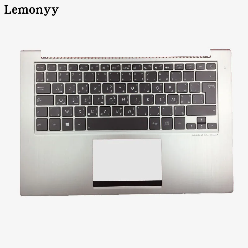 

Arabic French Laptop Keyboard For ASUS UX32L UX32LA UX32LN AF backlight keyboard With Palmrest Upper