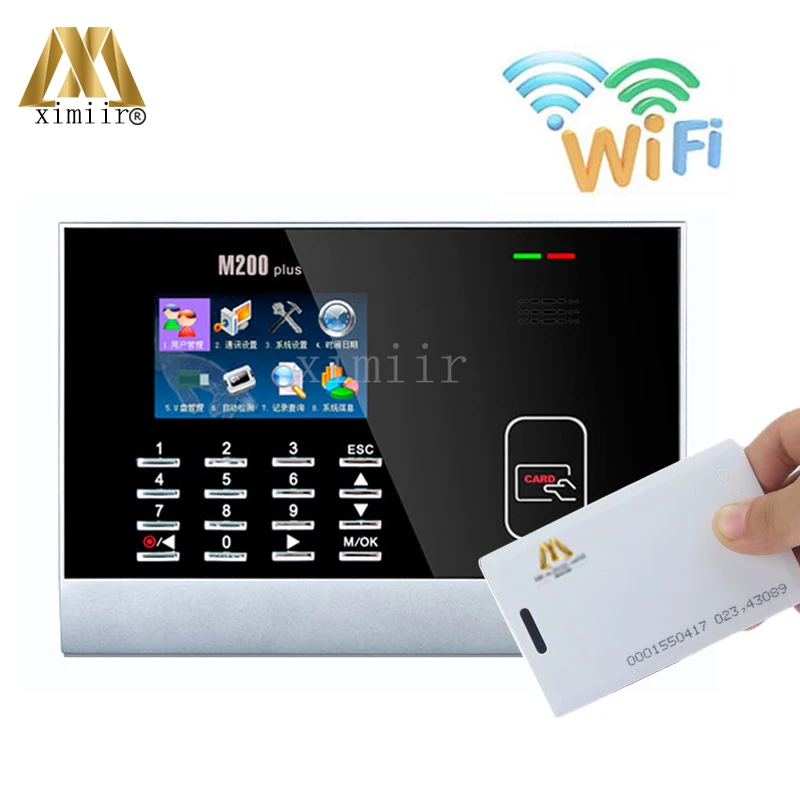

New Arrival ZK Biometric Fingerprint Time Attendance With 125KHZ RFID Card Reader ZK M200 Door Access Control System With WIFI