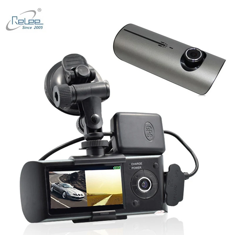 

High quality Dash Cam 2.7" Dual Lens X3000 DVR Car Camera with GPS / Car Black Box Driving Recorder
