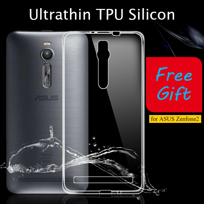 

New Case for ASUS ZenFone 2 Case Ultrathin TPU Silicon Plastic Back Cover Phone Case Housing for ASUS ZenFone 2 ZE551ML 5.5 inch