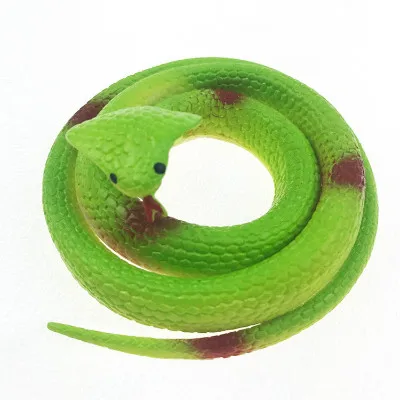 68 см резиновая имитация змеи мягкая игрушечная змея мягкий клей поддельная змея Хэллоуин пародия игрушка змея новая странная забавная игрушка - Цвет: C