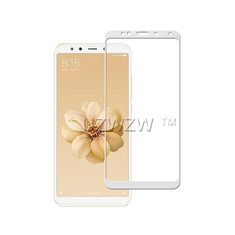 2 шт. для Xiaomi Mi A2 стекло полное покрытие закаленное Защита экрана твердость 9H