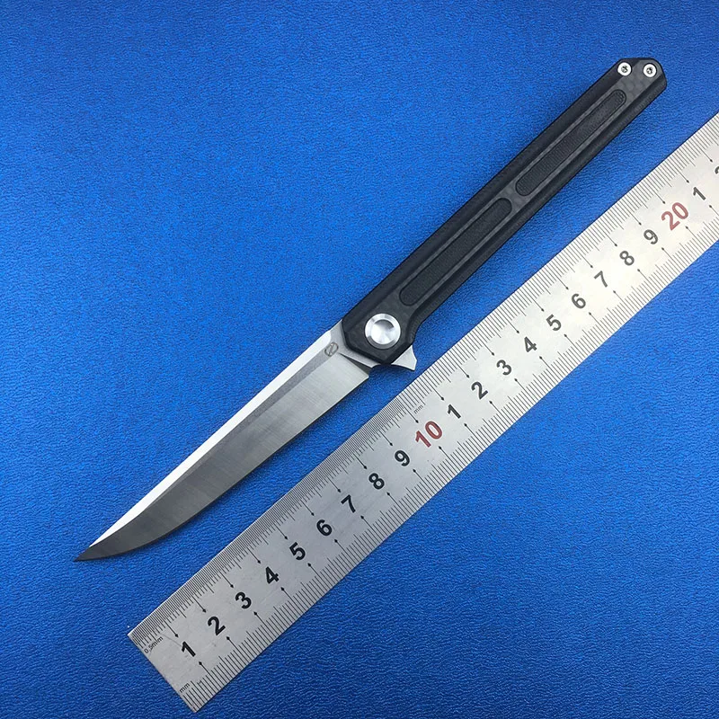 STEDEMON C06 Флиппер Складной нож 440C Лезвие KVT G10 ручка из углеродного волокна для кемпинга охоты Открытый карманный нож для выживания EDC