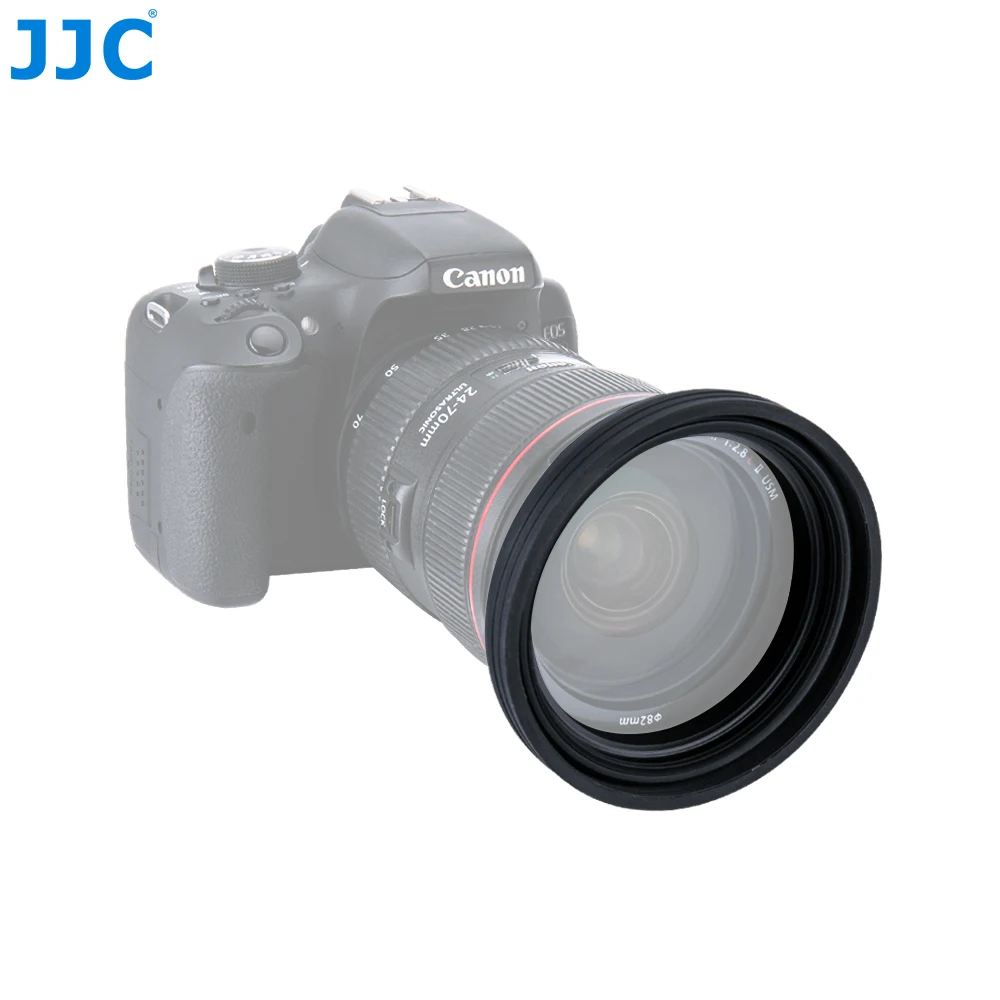 

JJC Universal 1 Stage Collapsible Silicone Standard Lens Hood 77mm 82mm 86mm 95mm Camera Lens Protector